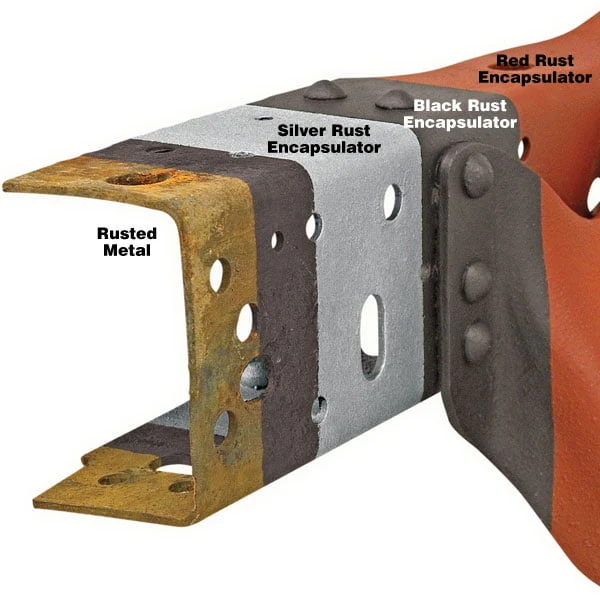 Eastwood Black Rust Encapsulator Quart Durable UV Heat Resistance Stop Rust Corrosion