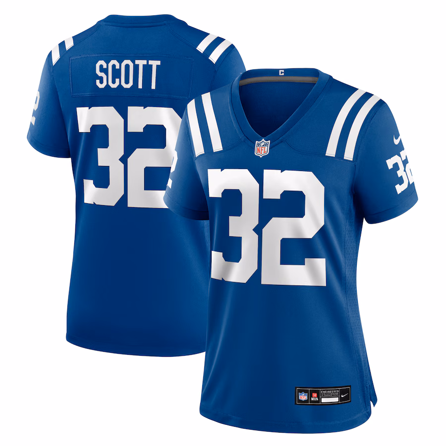 Women's Indianapolis Colts Daniel Scott Nike Royal Team Game Jersey