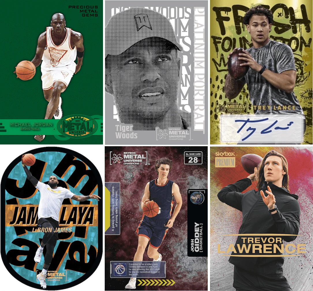 2021 Upper Deck Skybox Metal Universe Champs Blaster Box - Sports Trading Cards