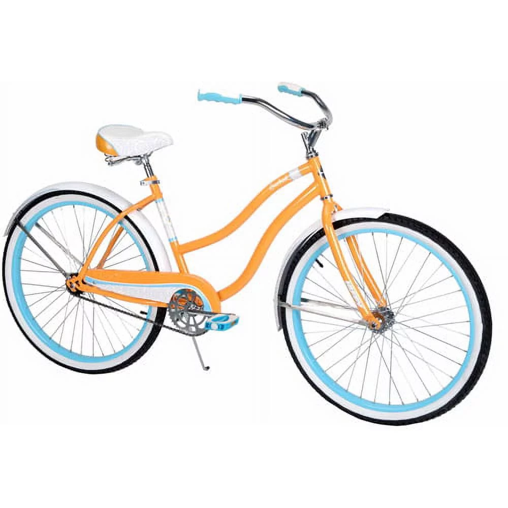 26 Huffy Cranbrook Women's Cruiser Bike, Orange Sherbet