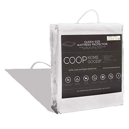 Coop Home Goods Queen Waterproof Mattress Protector Sheet - Curated Treasures Market