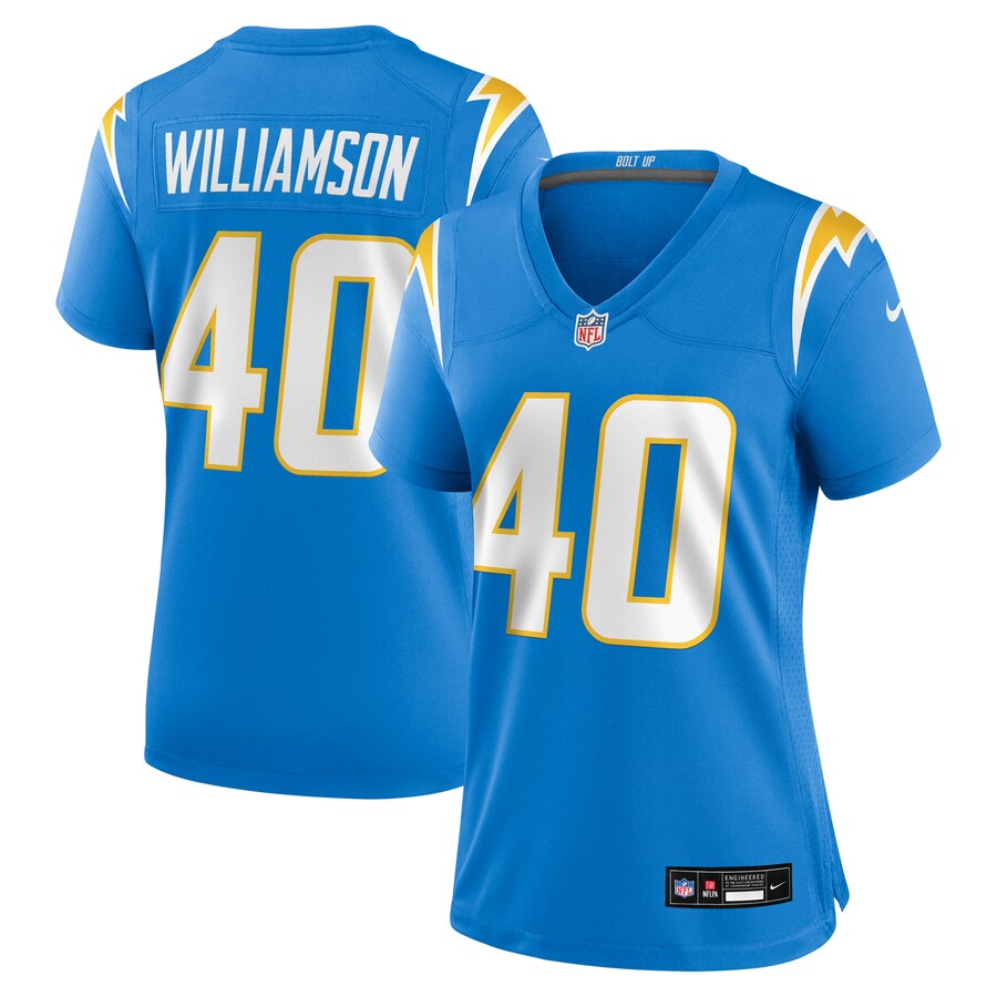 Women's Los Angeles Chargers Kendall Williamson Nike Powder Blue Team Game Jersey
