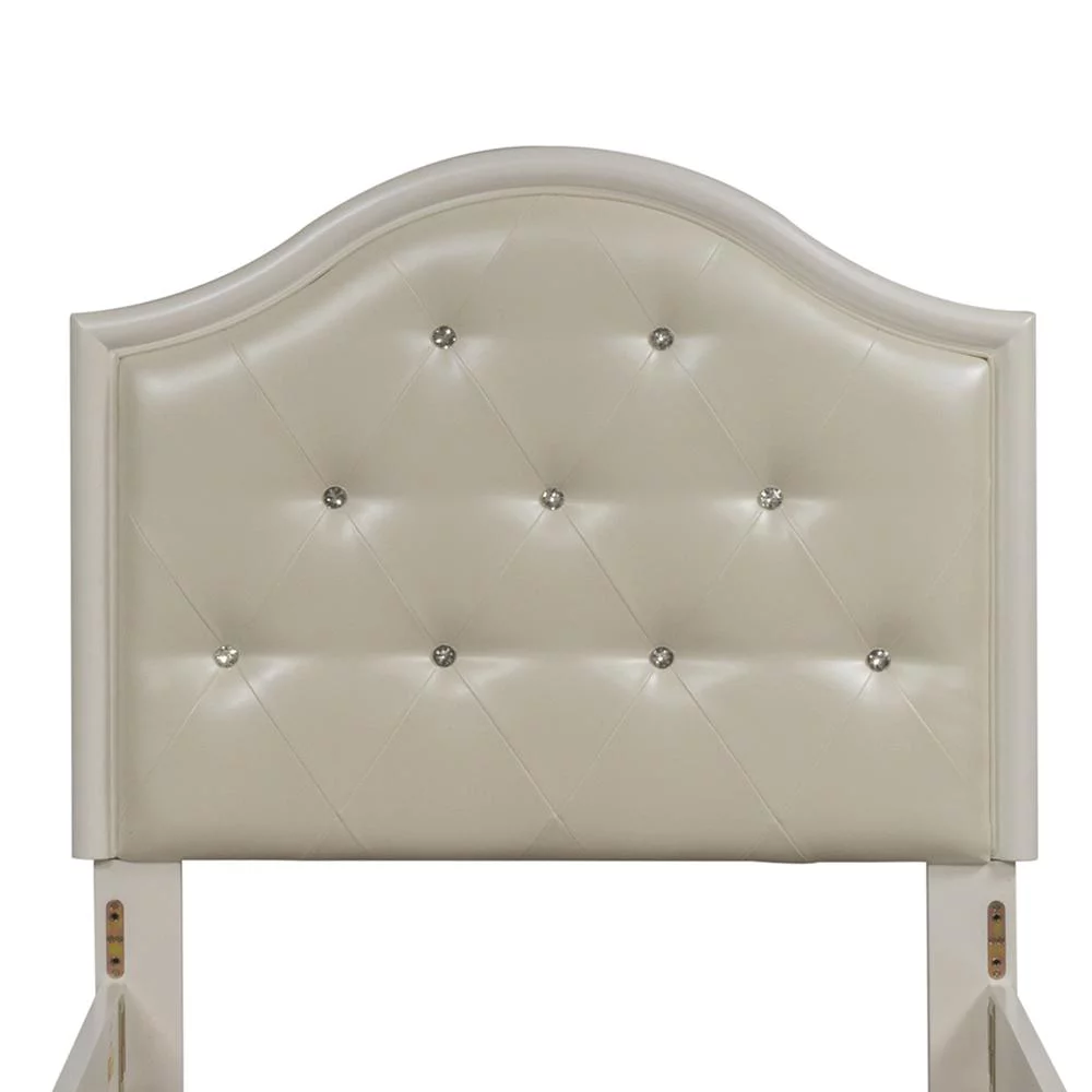 Stardust White Twin Panel Headboard