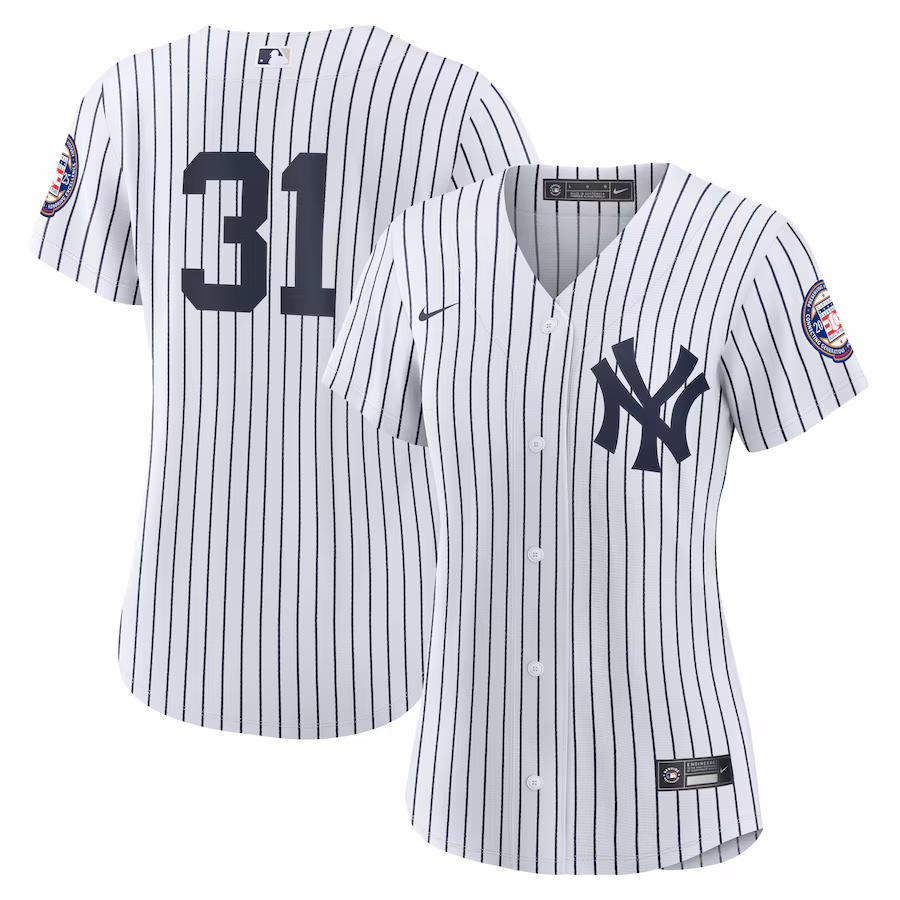 Women's New York Yankees Ichiro Suzuki Nike White 2025 Baseball Hall of Fame Replica Jersey