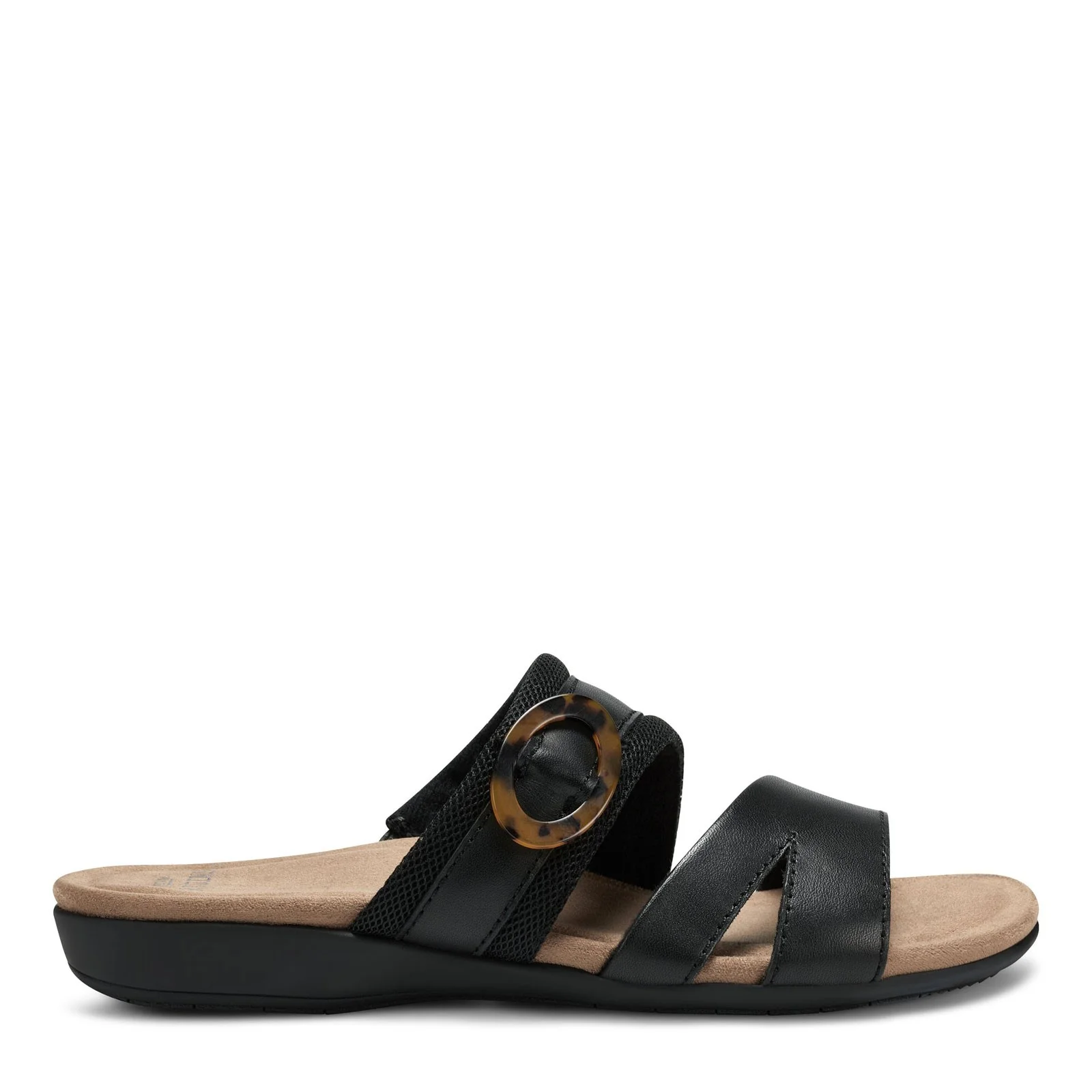 Earth Origins Women's, Brynley Sandal Black 6 W - Curated Treasures Market