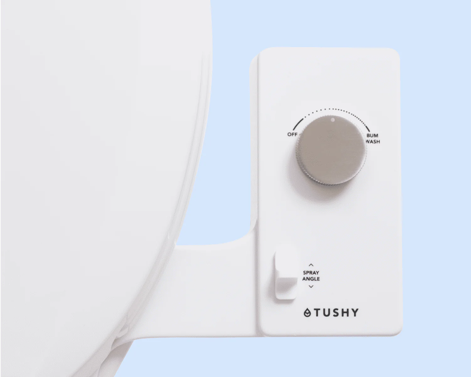 TUSHY Classic 3.0 Bidet Toilet Seat Attachment | Adjustable Water Pressure (Platinum Knob)