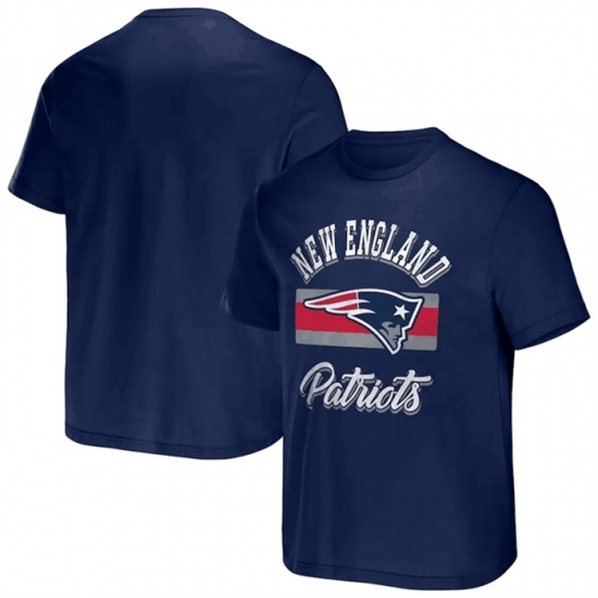 Men's New England Patriots Navy X Darius Rucker Collection Stripe T Shirt