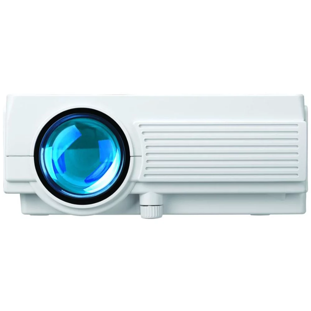 Restored RCA, 480P LCD HD Home Theater Projector with Bonus 100 Fold up Projector Screen, RPJ166-Combo (Refurbished)