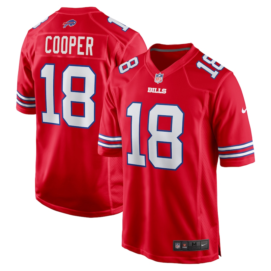 Men's Buffalo Bills Amari Cooper Nike Red Alternate Game Jersey