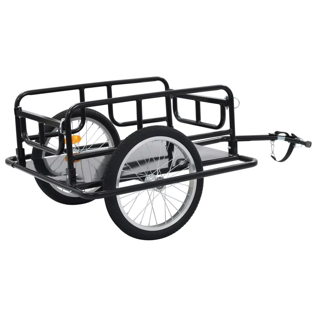 MABOTO Bike Cargo Trailer 51.2x28.7x19.7 Steel Black