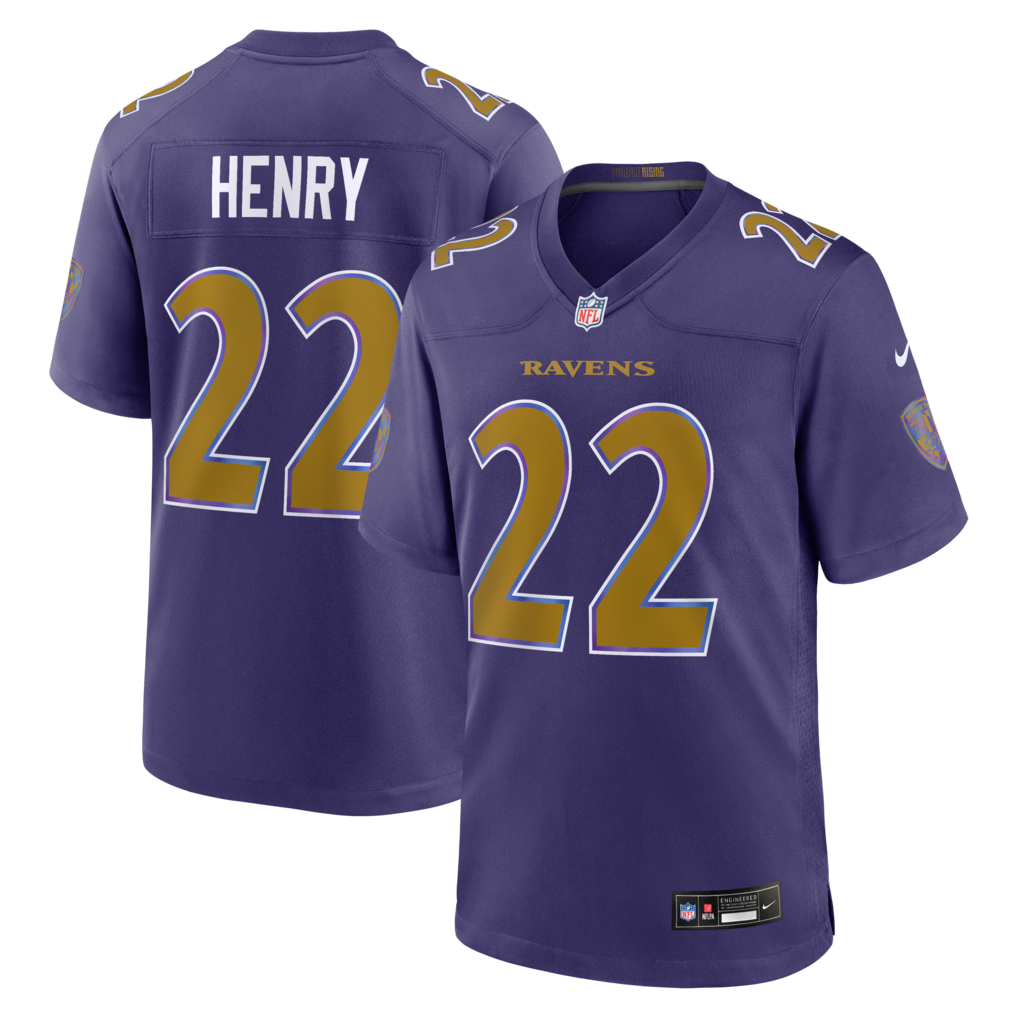 Men's Baltimore Ravens Derrick Henry Nike Purple Alternate Game Jersey