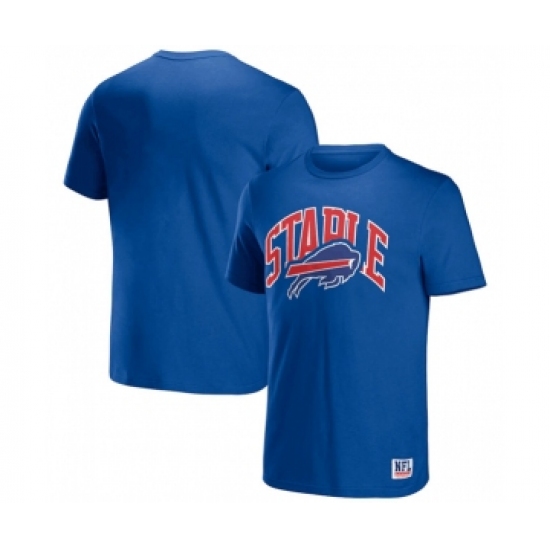 Men's Buffalo Bills x Staple Blue Logo Lockup T-Shirt