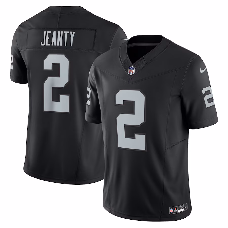 Men's Las Vegas Raiders Ashton Jeanty Nike Black Team Limited Jersey