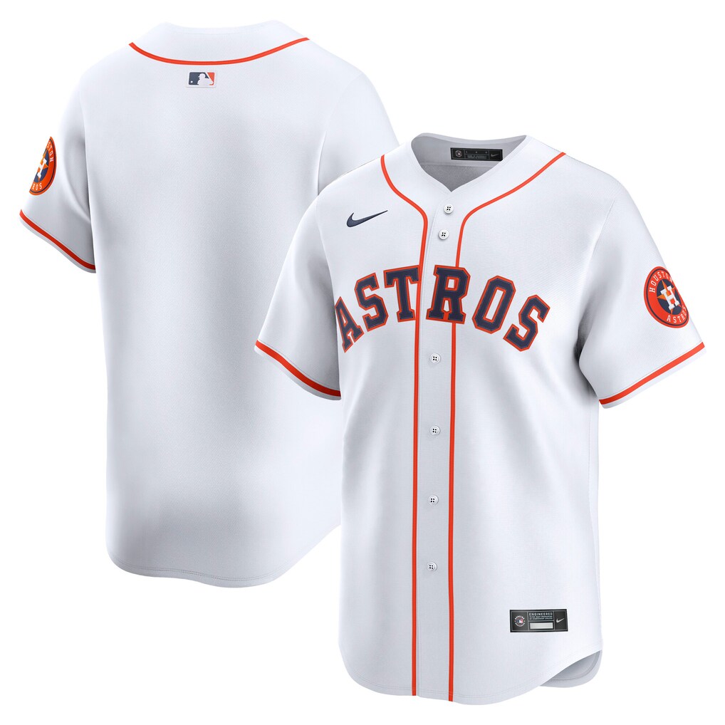 Youth Houston Astros  Nike White Home Limited Jersey
