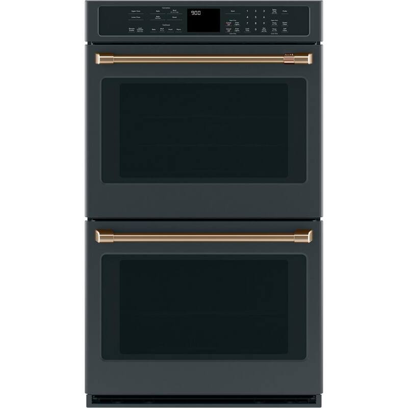30 in. Double Wall Oven Handles in Brushed Bronze