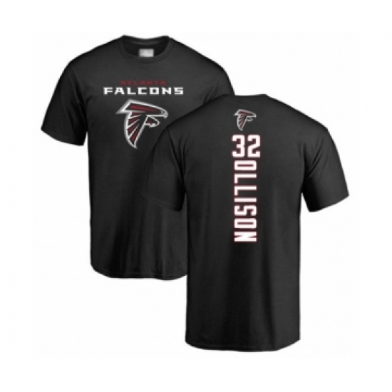 Football Atlanta Falcons #32 Qadree Ollison Black Backer T-Shirt