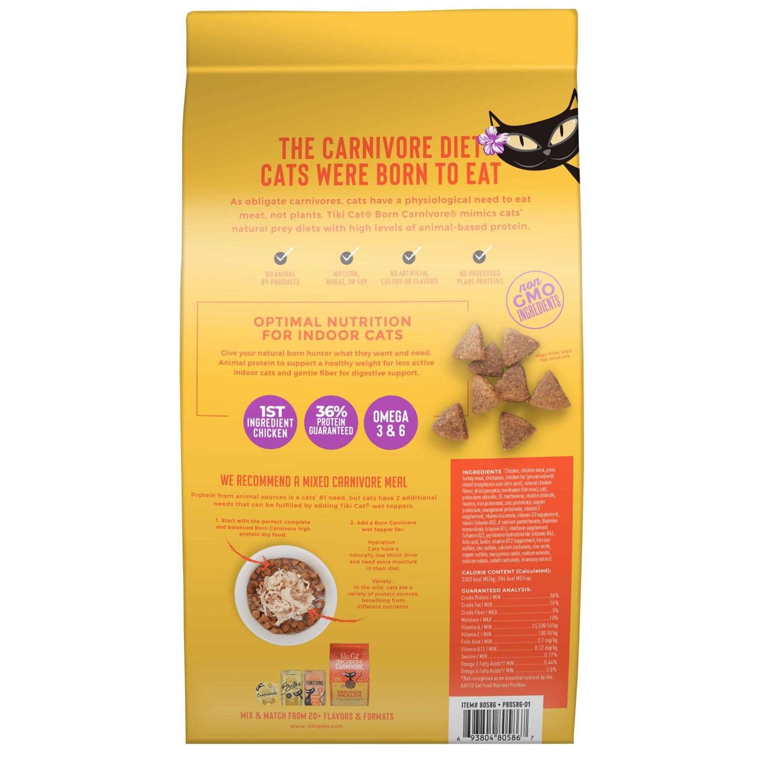 Tiki Cat Chicken & Turkey Born Carnivore Indoor Health Cat Food
