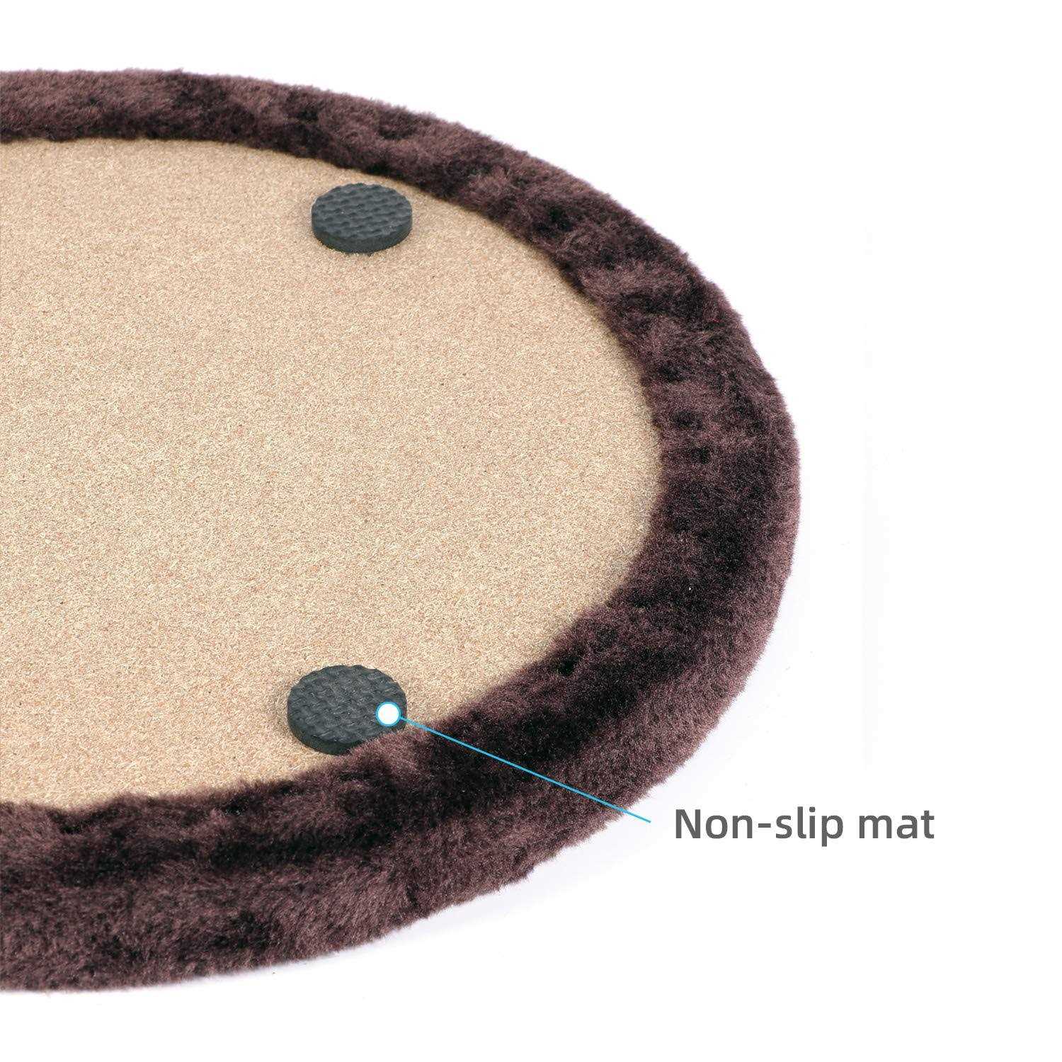 Happi N Pets Original Cat Arch Self Groomer Massager, Cat Grooming Brush With Sturdy Cat Scratching Pad and Catnip Toy