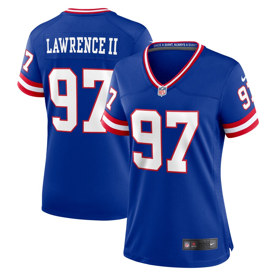 Women's New York Giants Dexter Lawrence Nike Century Red Alternate Game Jersey
