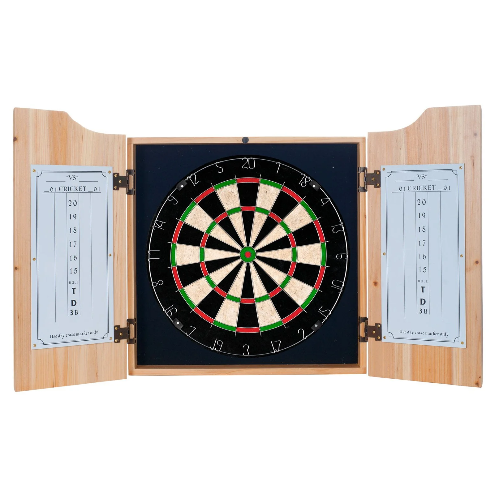 Coca Cola Dart Cabinet Set with Darts and Board, Refreshing