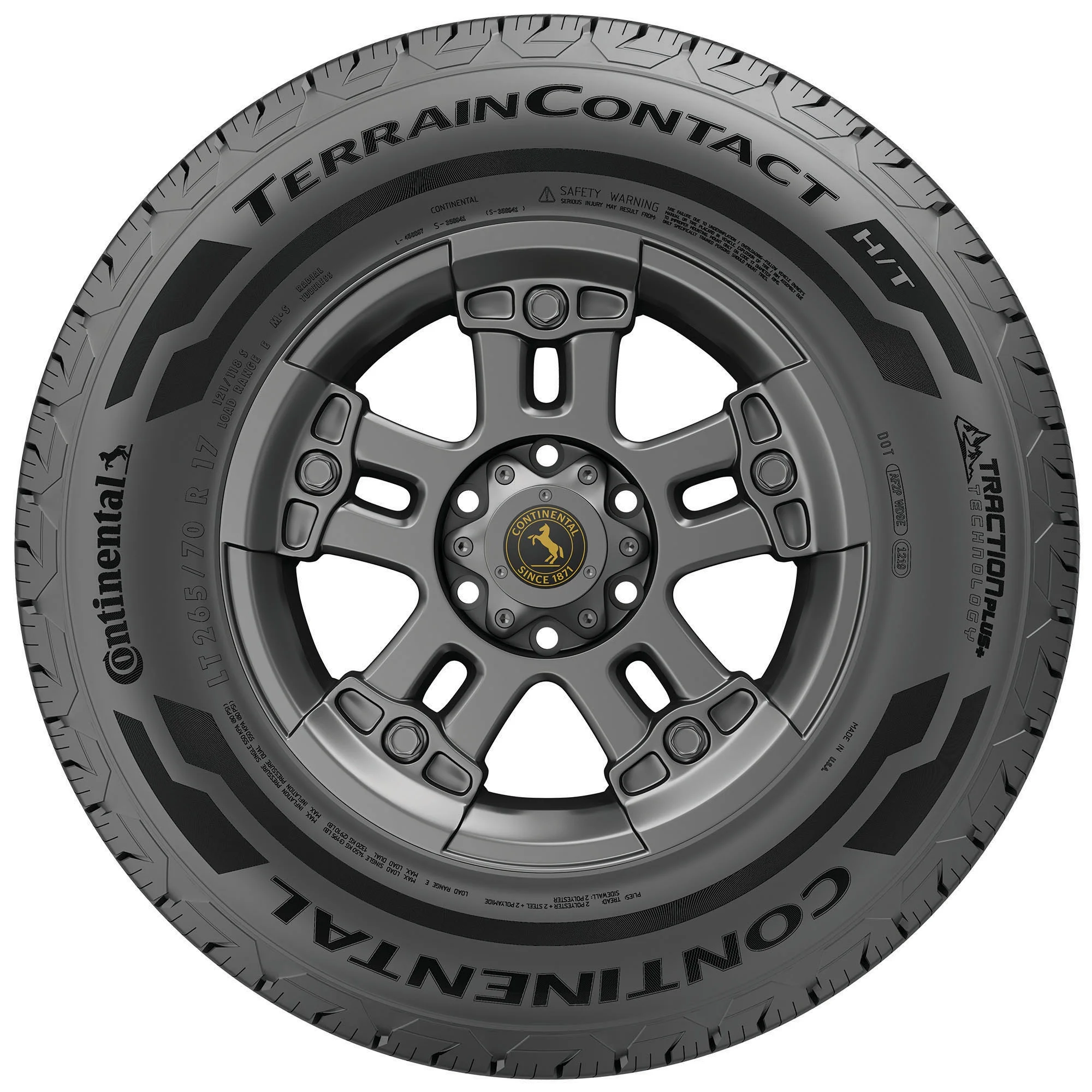 Continental TerrainContact H/T All Season 265/65R18 114T Light Truck Tire