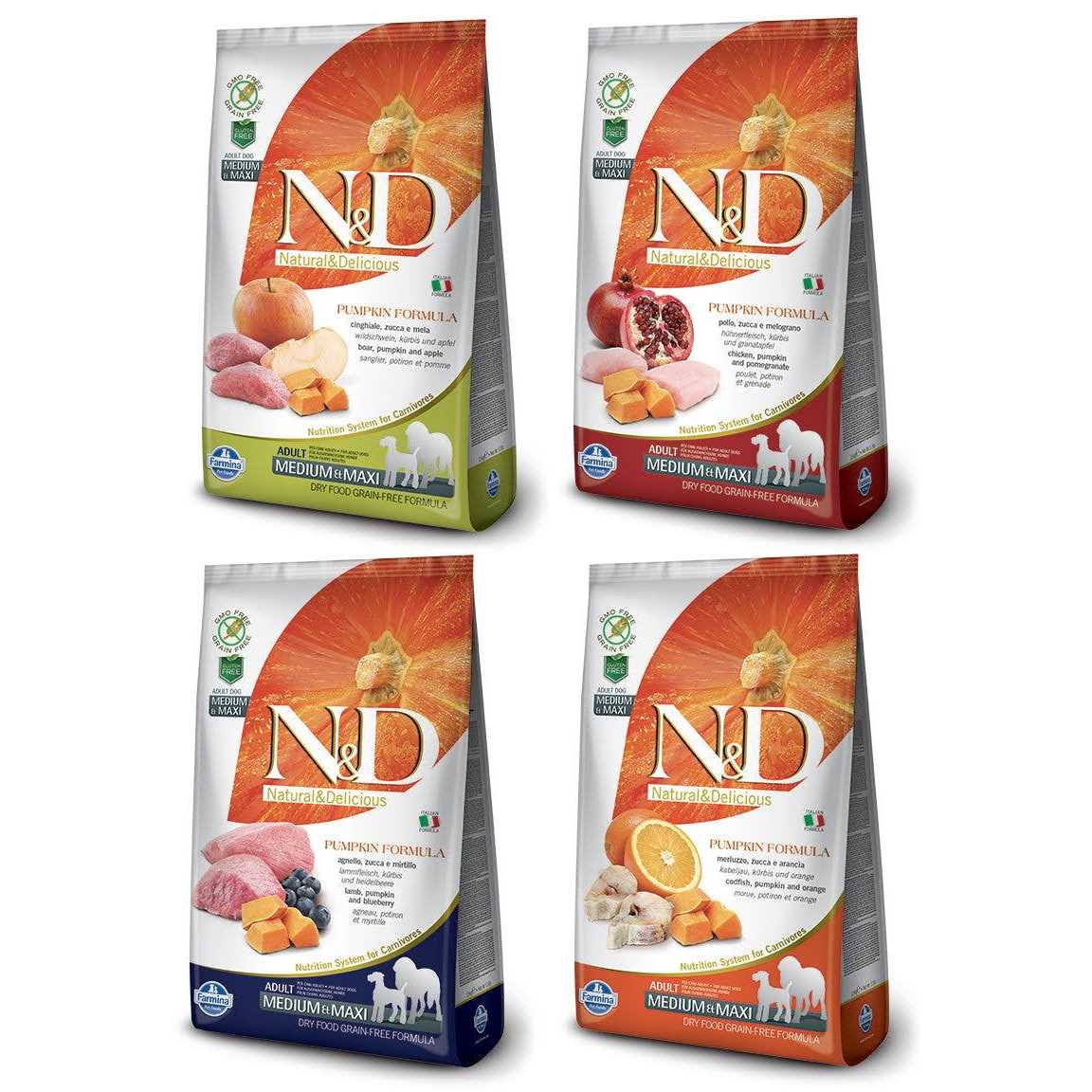 Farmina N&D Prime Adult Lamb & Blueberry Grain Free Dry Dog Food