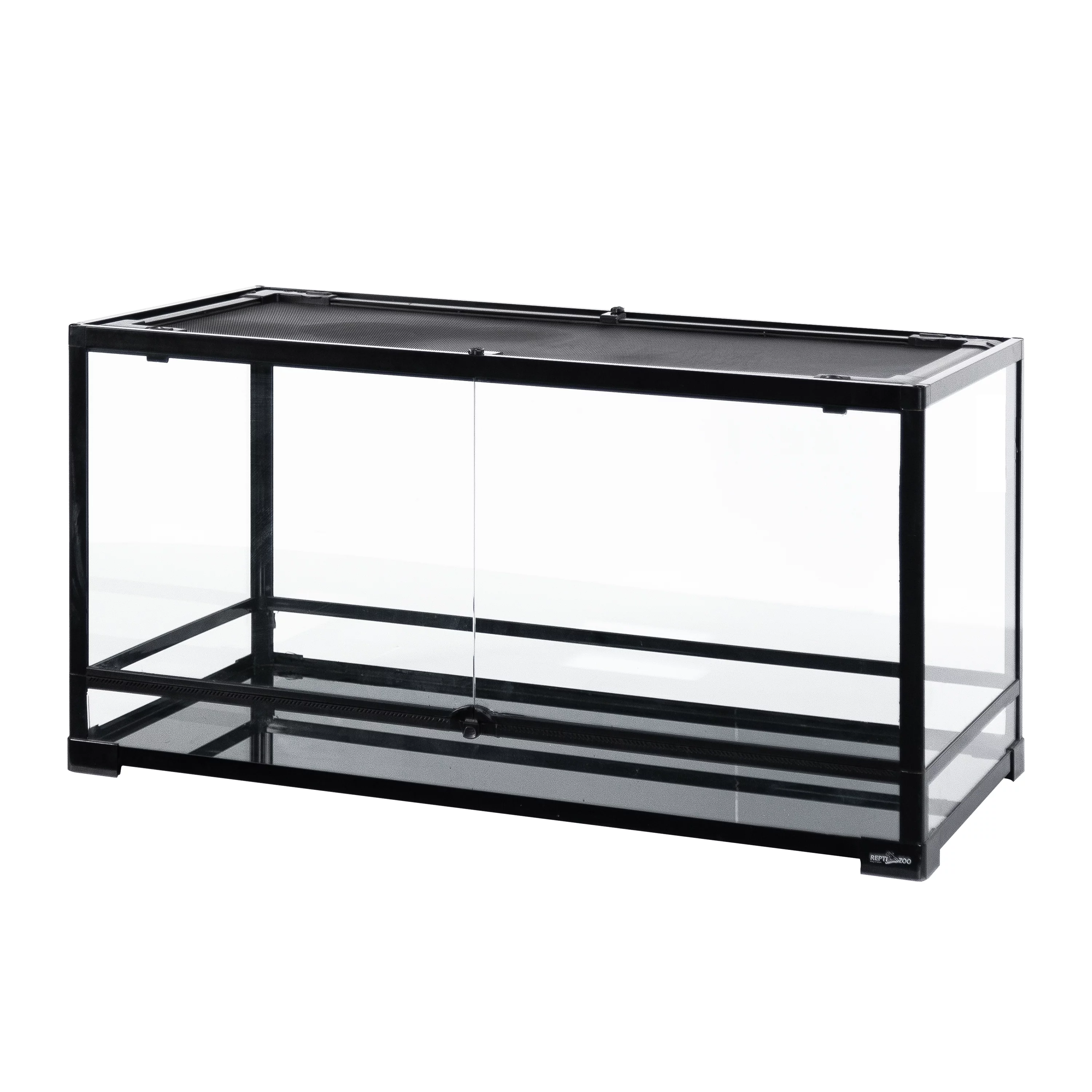 REPTI ZOO Glass Reptile Terrarium 50 Gallon, Front Opening Reptile Habitat Tank 36