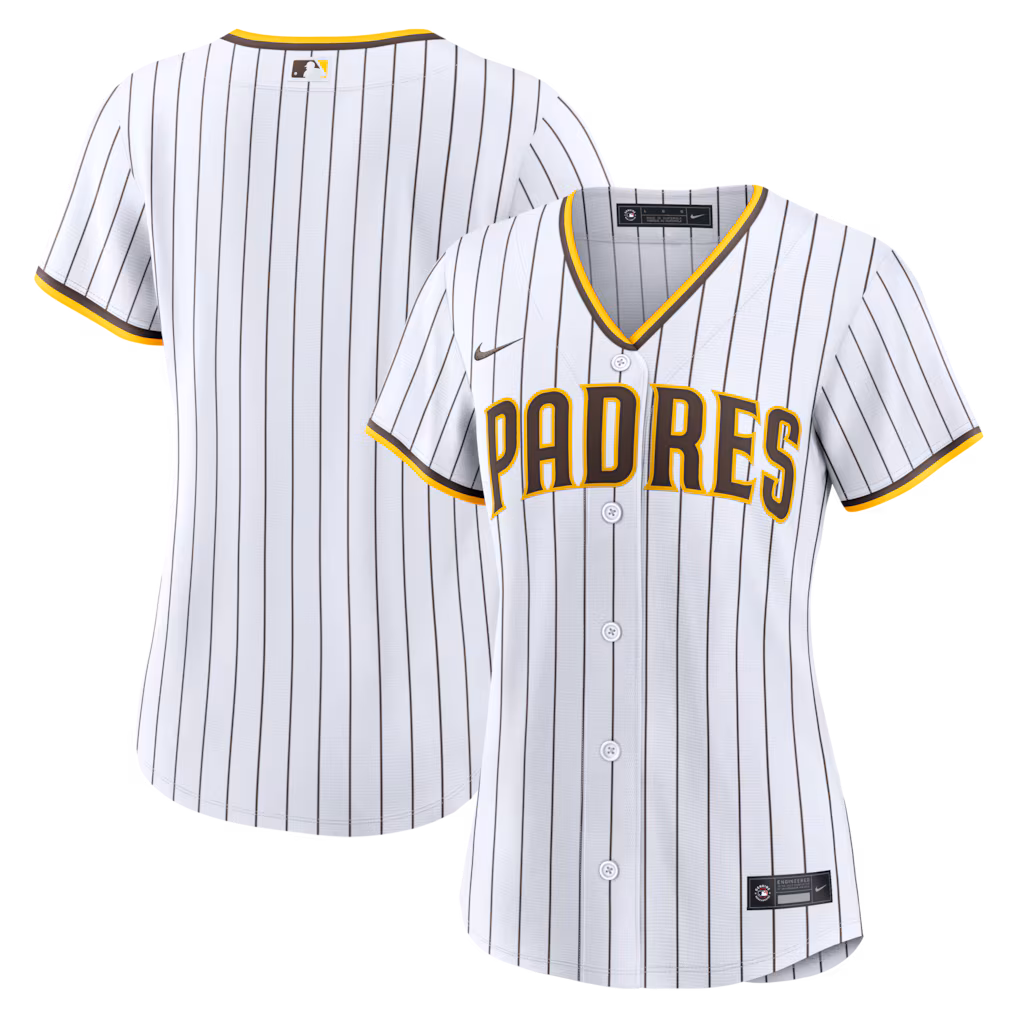 Women's San Diego Padres Nike White Home Replica Jersey