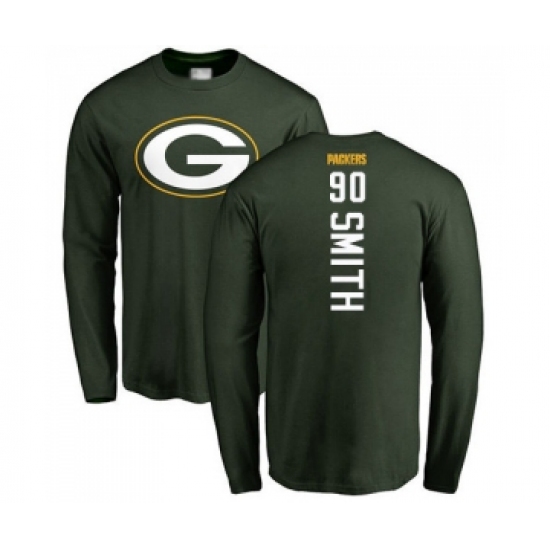 Football Green Bay Packers #90 Za'Darius Smith Green Backer Long Sleeve T-Shirt