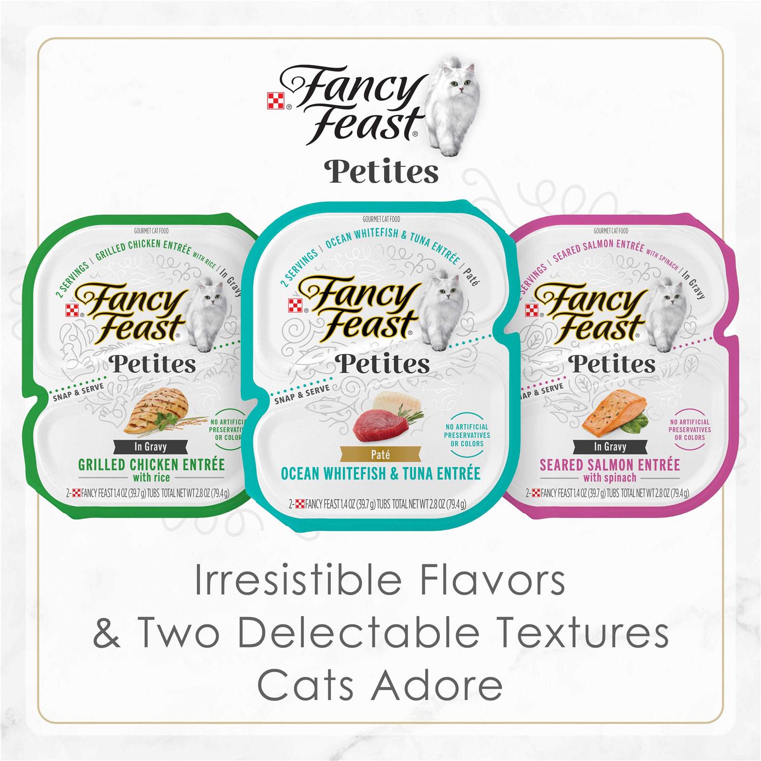 Purina Fancy Feast Petites Gravy Wet Cat Food Tender Beef with Carrots