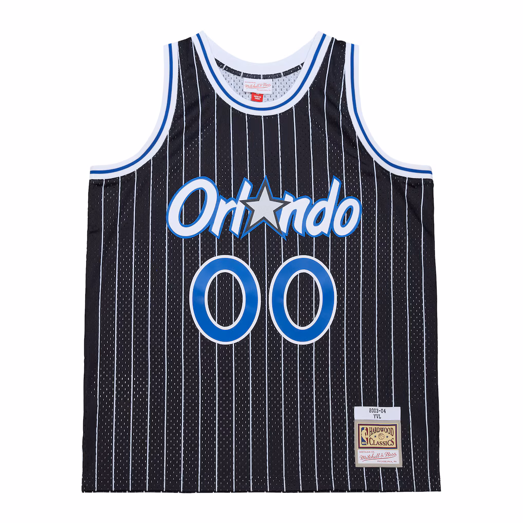 Men's Orlando Magic Mitchell & Ness x Playboi Carti Black 2003-04 Swingman Jersey