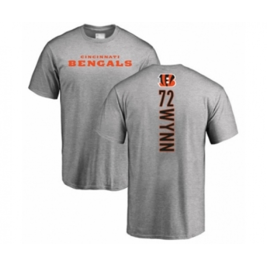 Football Cincinnati Bengals #72 Kerry Wynn Ash Backer T-Shirt