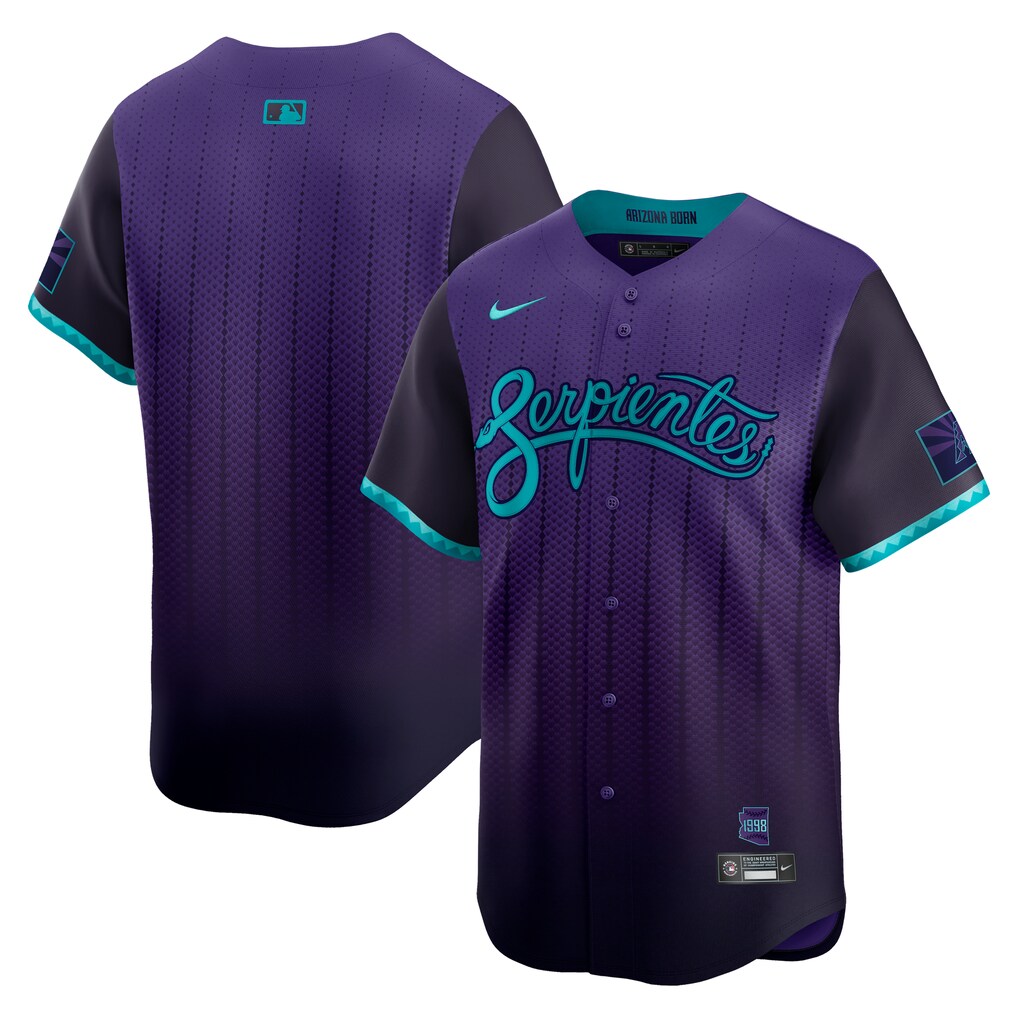 Men's Arizona Diamondbacks  Nike Purple 2025 City Connect Limited Jersey