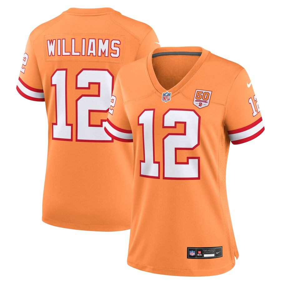 Women's Tampa Bay Buccaneers Doug Williams Nike Creamsicle 50th Season Game Jersey