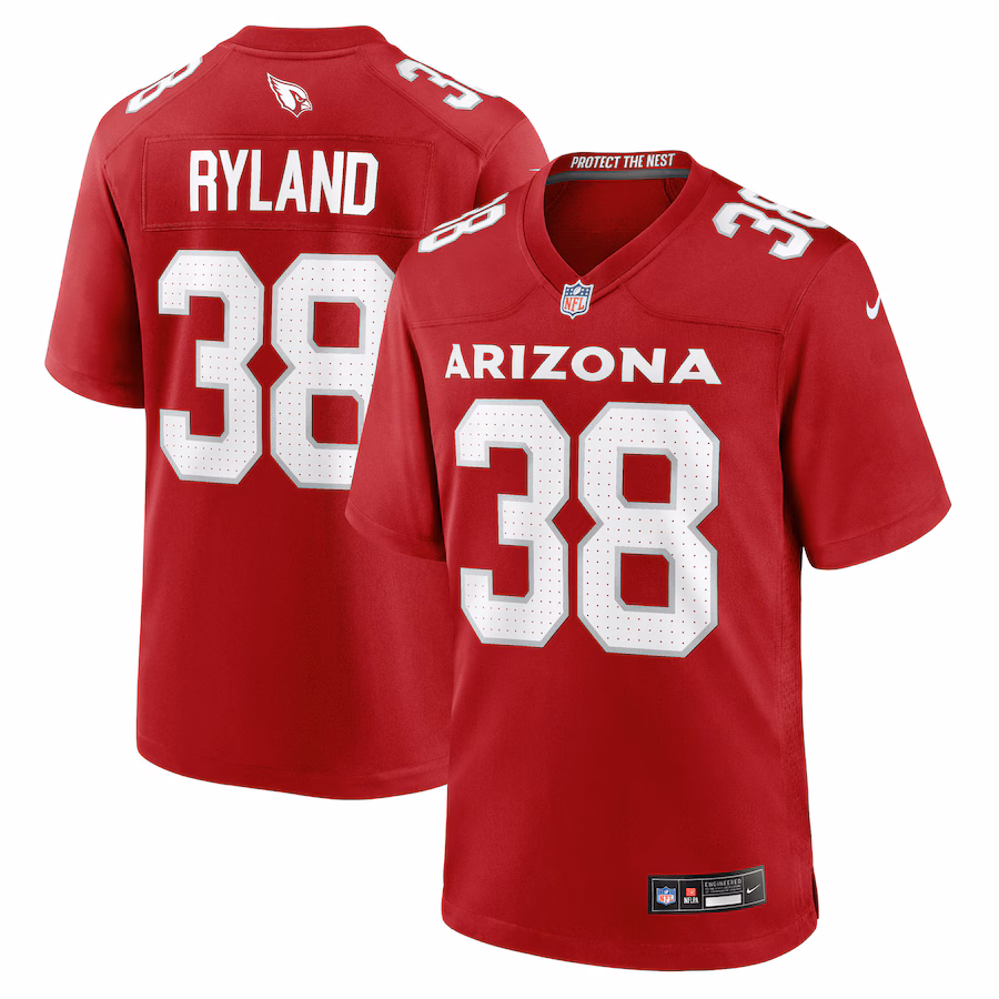 Men's Arizona Cardinals Chad Ryland Nike Cardinal Team Game Jersey