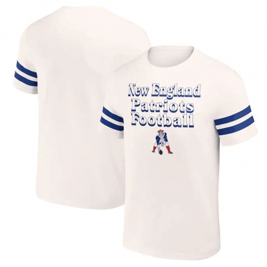 Men's New England Patriots Cream X Darius Rucker Collection Vintage T Shirt