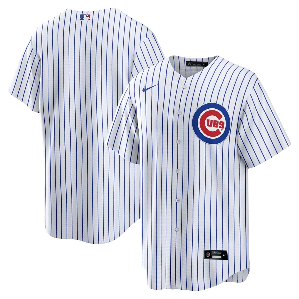 Men's Chicago Cubs Nike White Home Big & Tall Replica Jersey