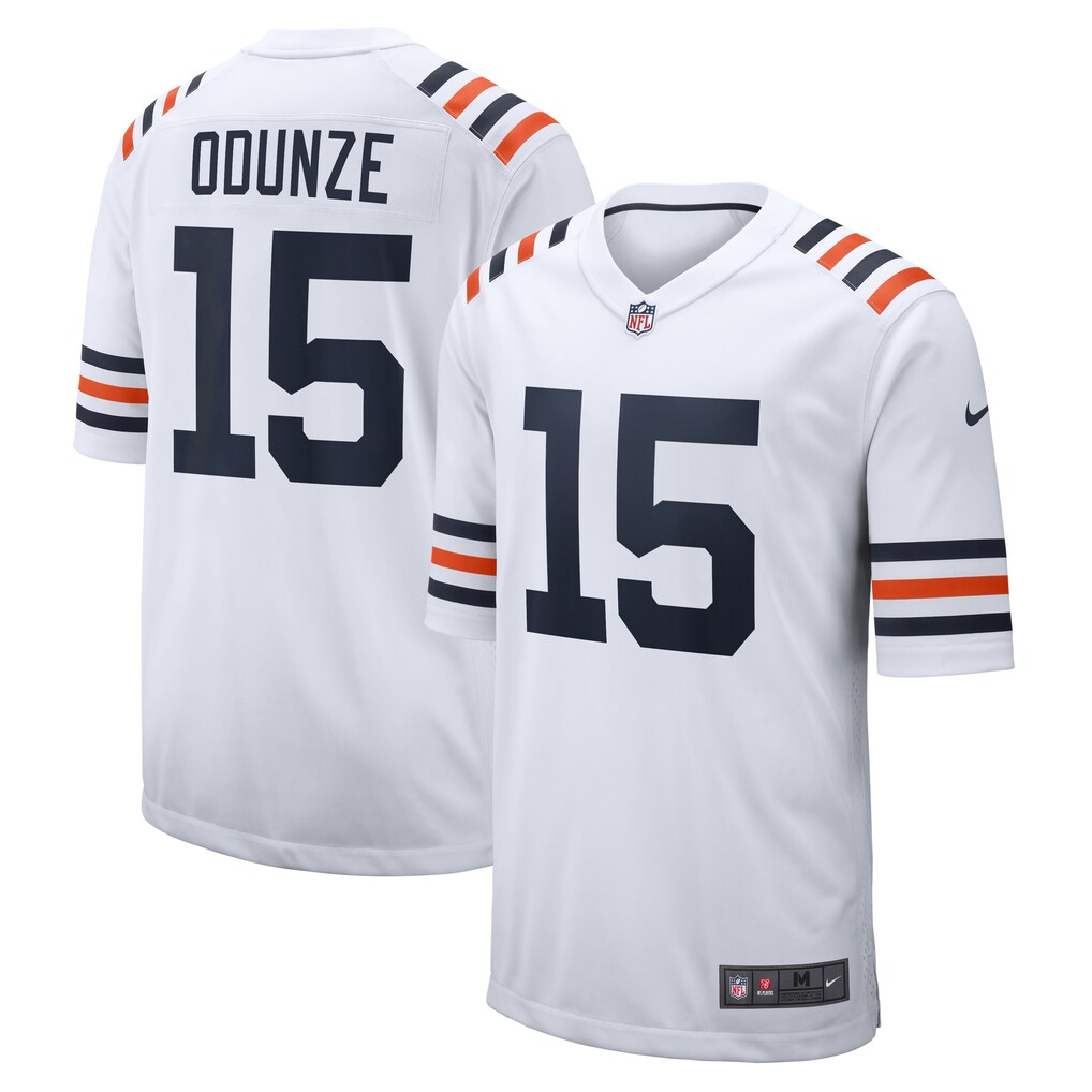 Men's Chicago Bears Rome Odunze Nike White Alternate Game Jersey