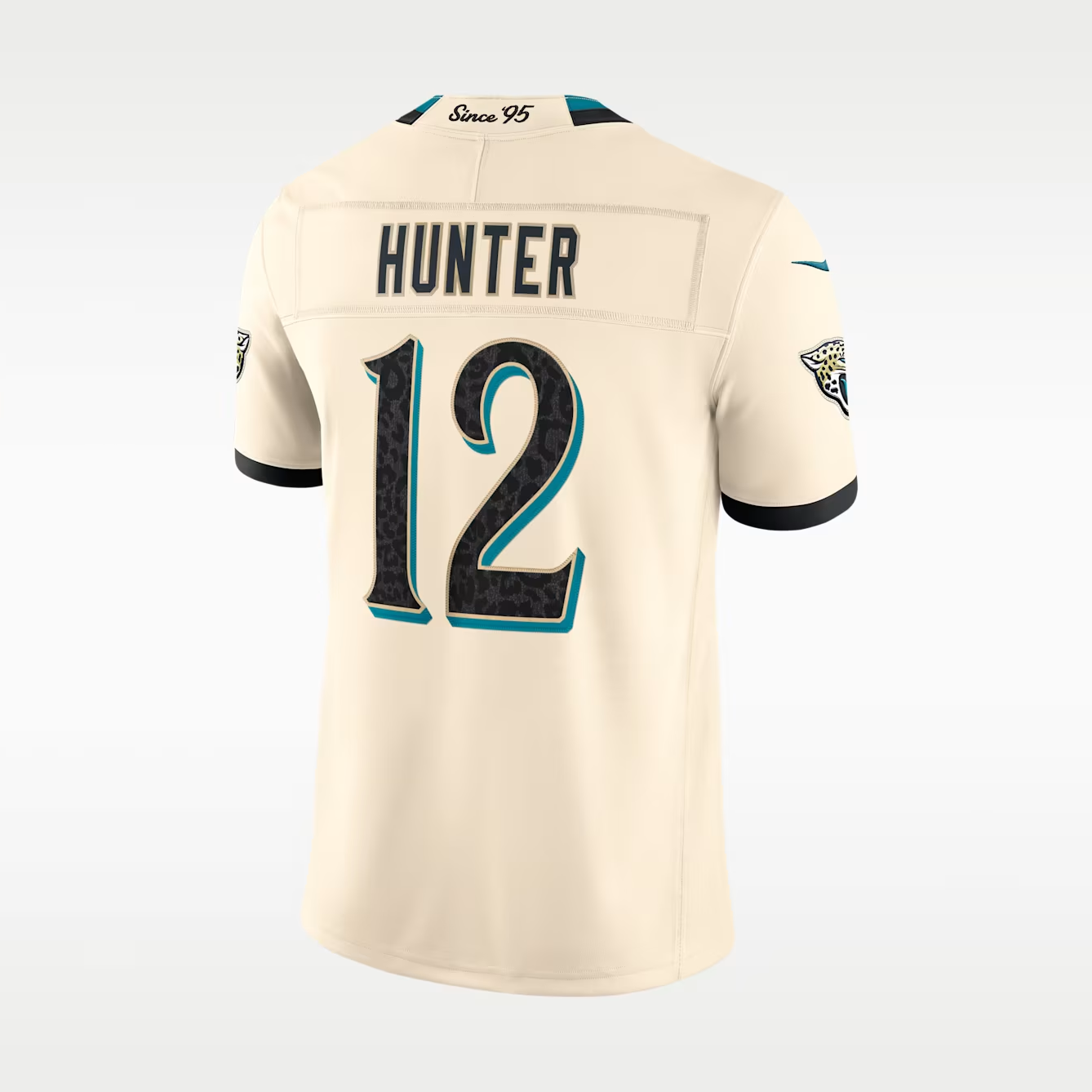Men's Travis Hunter Jacksonville Jaguars Vapor F.U.S.E. Stitched Limited Jersey