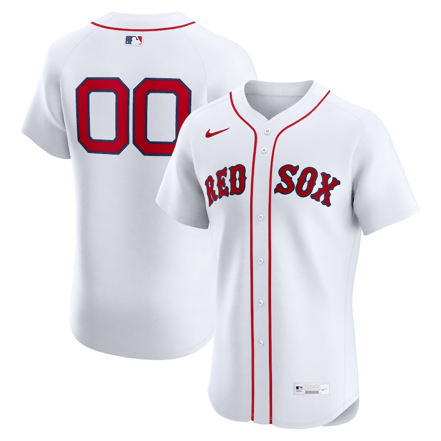 Men's Boston Red Sox Nike White Home Elite Pick-A-Player Retired Roster Jersey