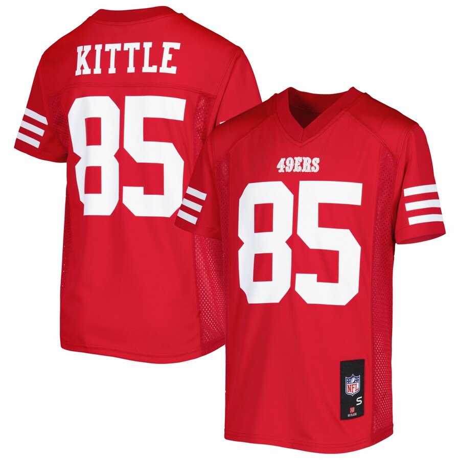 Youth San Francisco 49ers George Kittle Scarlet Team Replica Player Jersey
