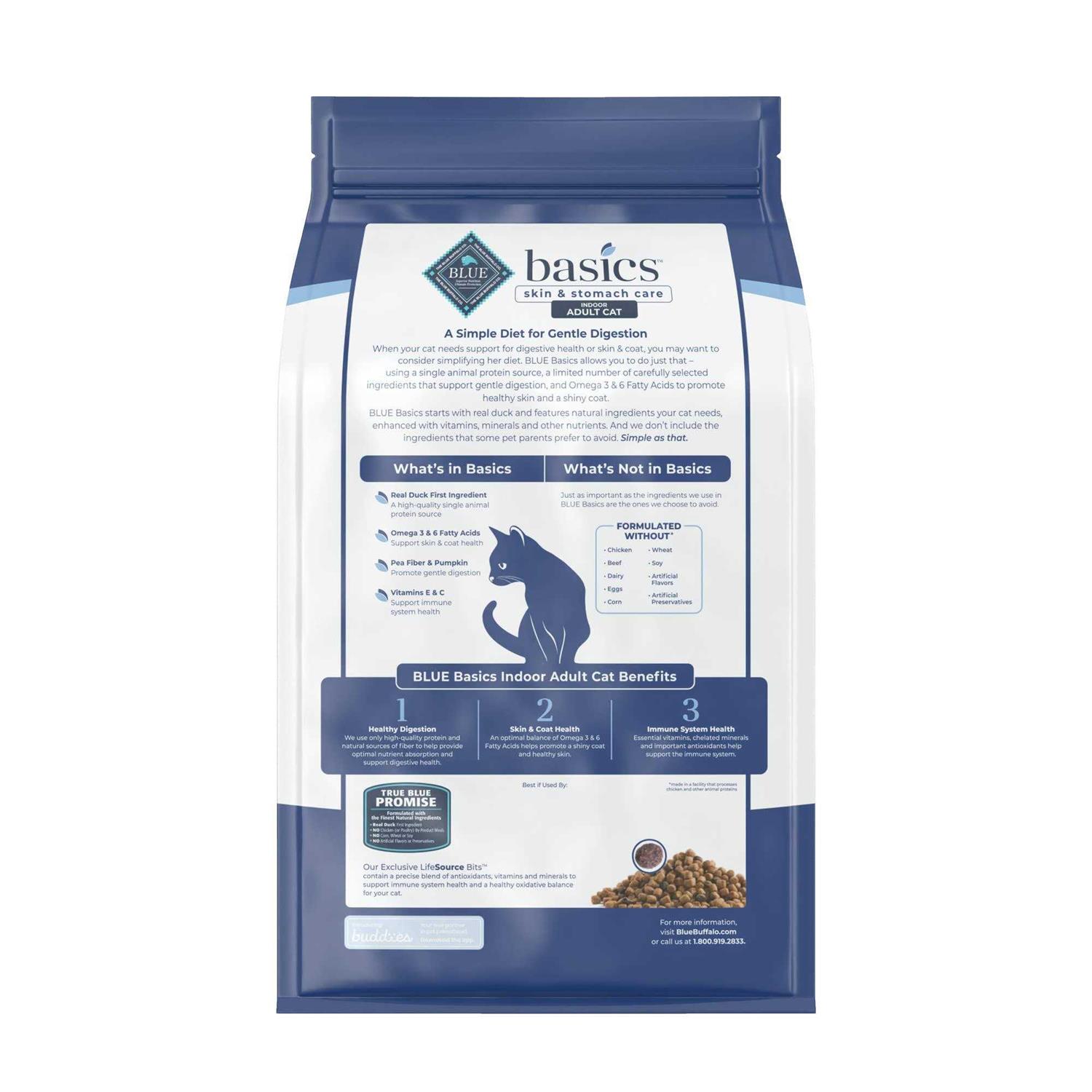 BLUE Basics Grain-Free Adult Indoor Dry Cat Food