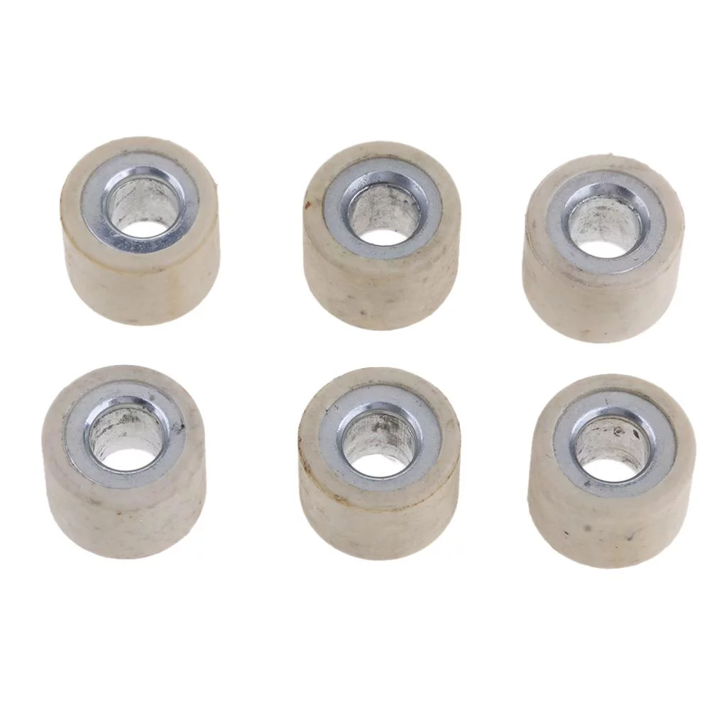 jiaping 2x18x14mm Variator Roller Weight for GY6 125cc 150cc Engine Scooter 14g , as described, 3 Pcs - Curated Treasures Market