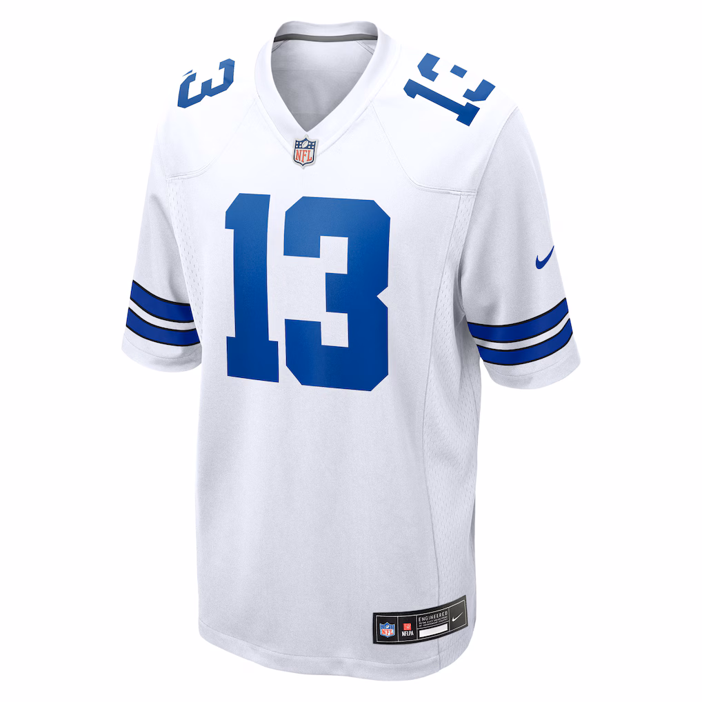 Men's Dallas Cowboys Caleb Downs Nike White Stitched Limited Jersey