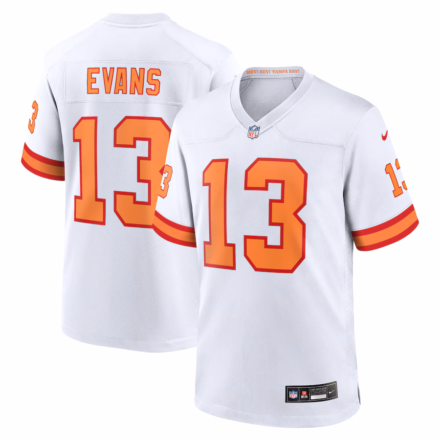 Men's '76 Tampa Bay Buccaneers Mike Evans Nike White Game Jersey