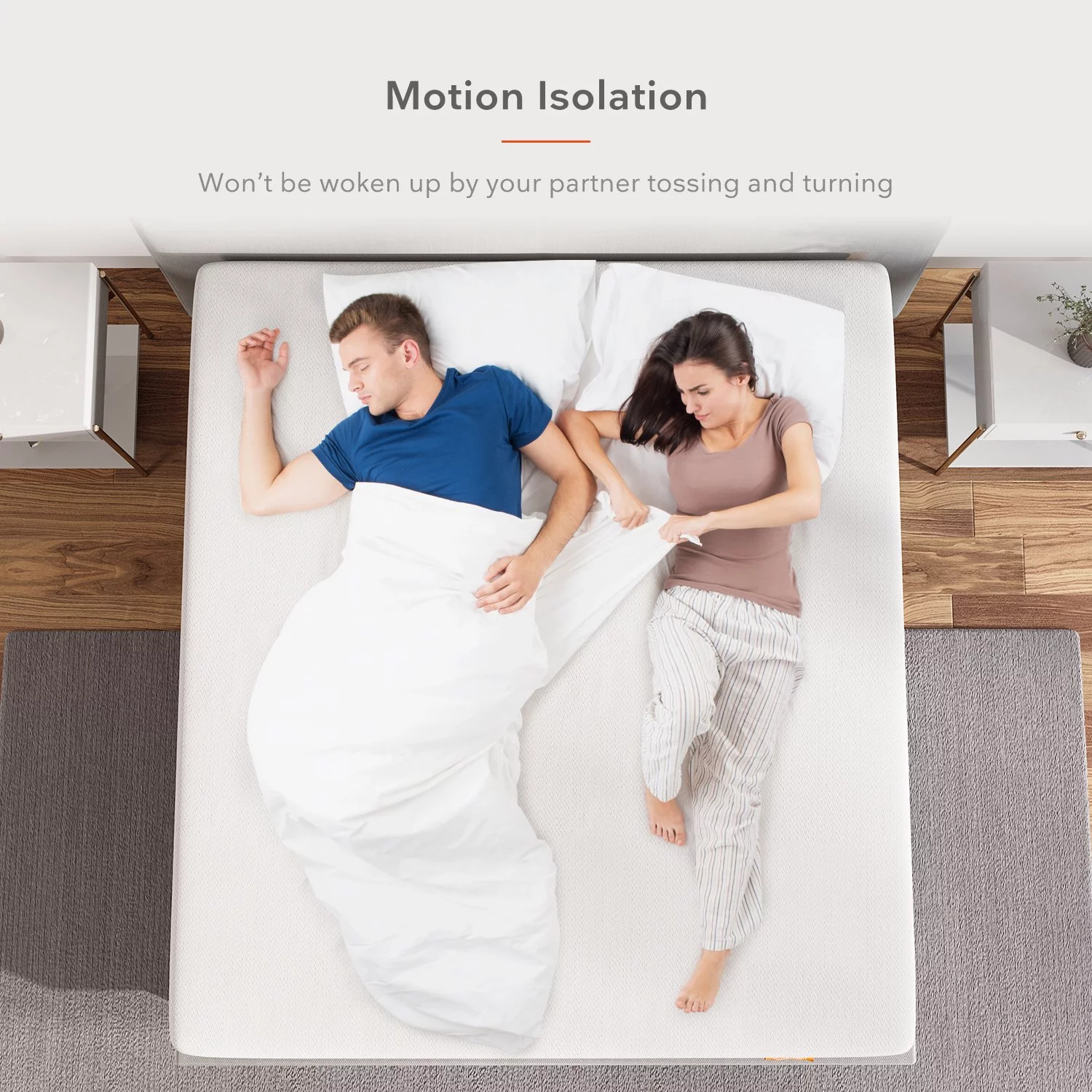 Sweetnight 12 Cool Gel Memory Foam Mattresses in a Box Medium Firm Mattress, King, Adult