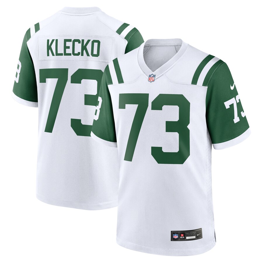 Men's New York Jets Joe Klecko Nike White Retired Player Alternate Game Jersey