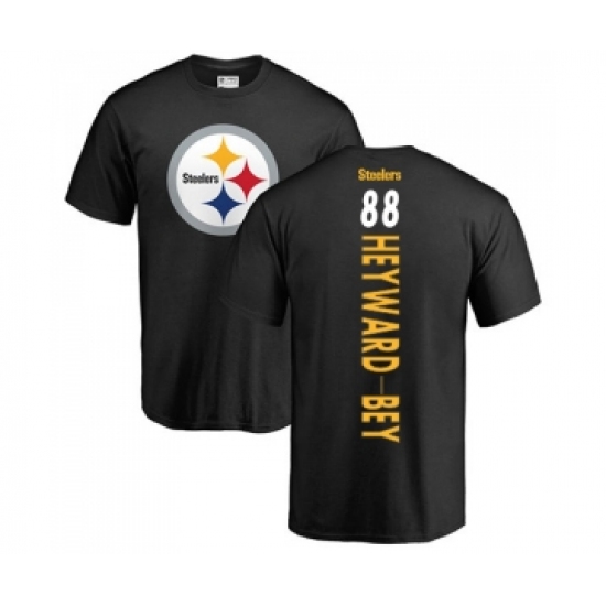 Football Pittsburgh Steelers #88 Darrius Heyward-Bey Black Backer T-Shirt