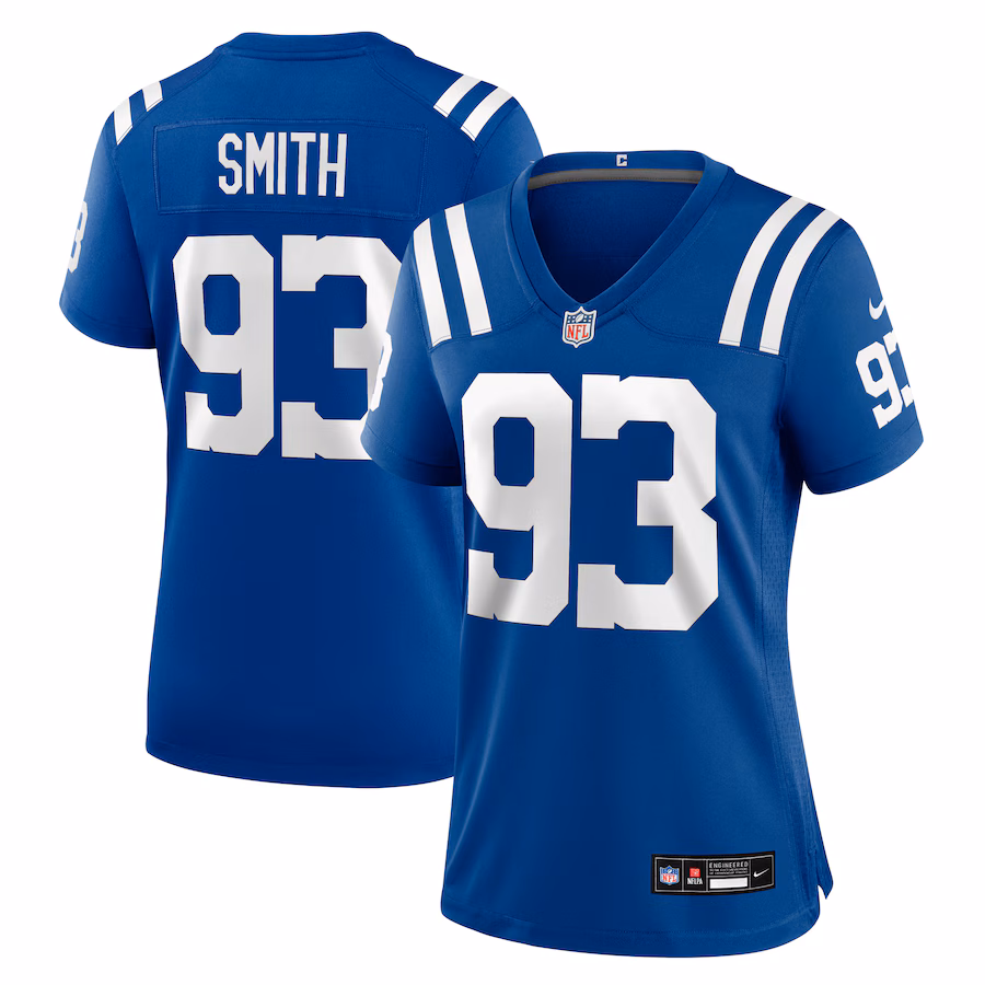 Women's Indianapolis Colts Tim Smith Nike Royal Team Game Jersey
