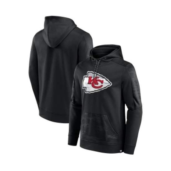 Men's Kansas City Chiefs Black On The Ball Pullover Hoodie